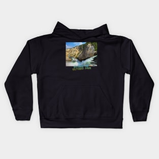 Yellowstone National Park - Top of the Lower Falls of the Yellowstone River Kids Hoodie